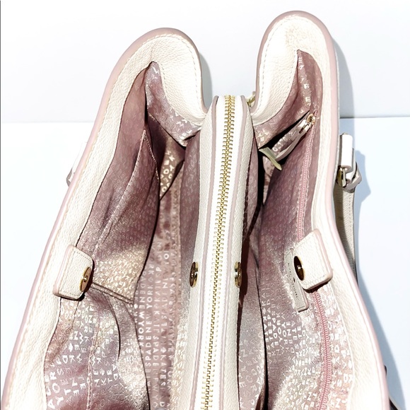 KATE SPADE NEW YORK — LARCHMONT AVENUE EVANGELIE SATCHEL BAG, SOFT LIMESTONE - Picture 5 of 13